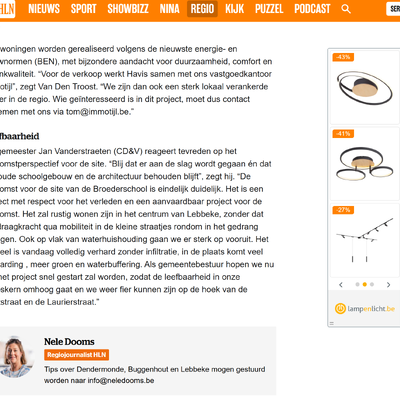 Lebbeke: voormalige Broederschool krijgt nieuwe toekomst als woonsite