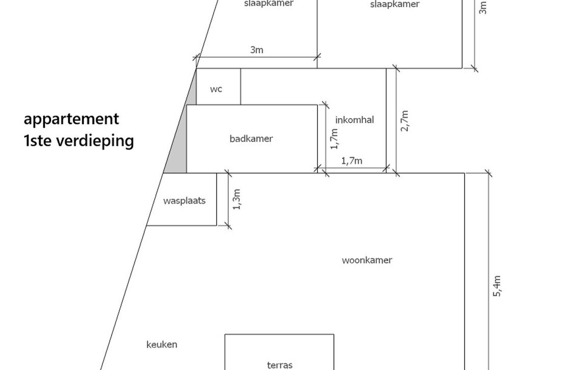 Appartement te koop in Iddergem
