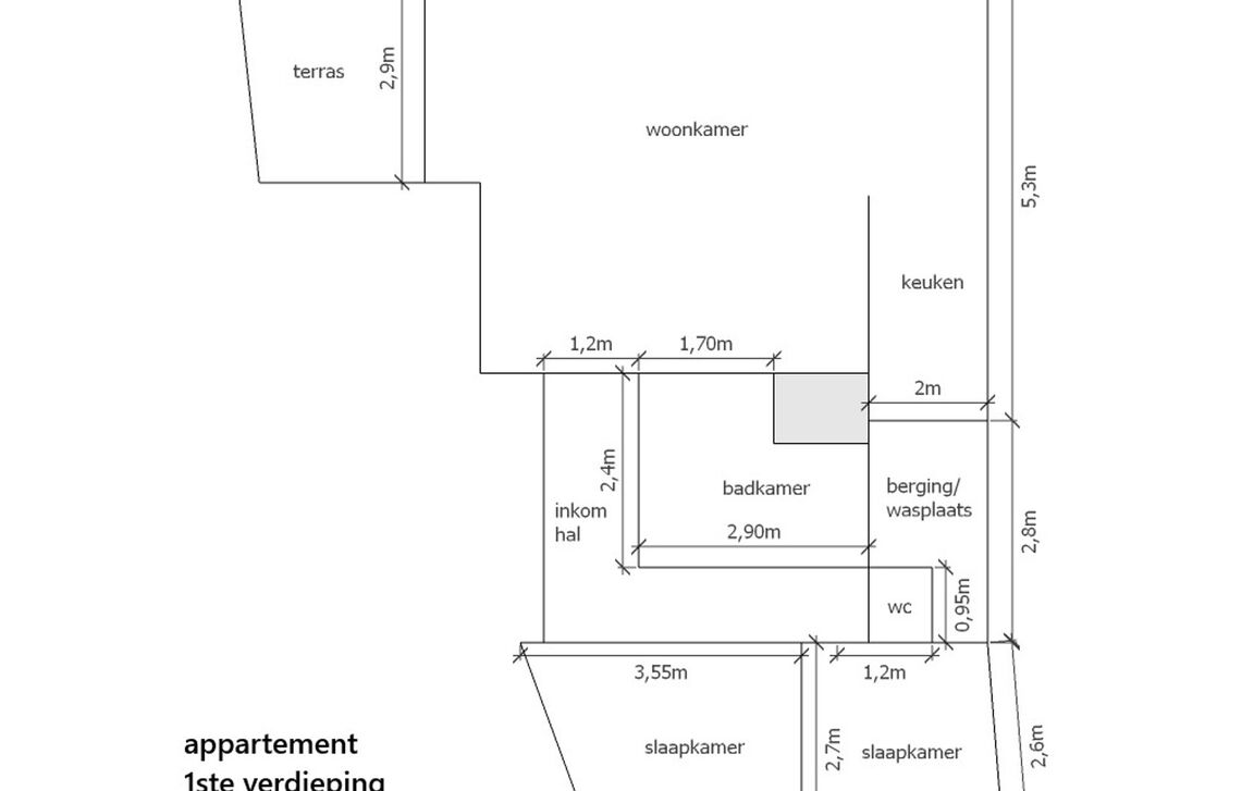 Appartement te koop in Nieuwerkerken