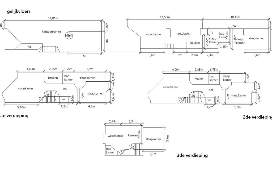 Appartementsgebouw te koop in Denderleeuw