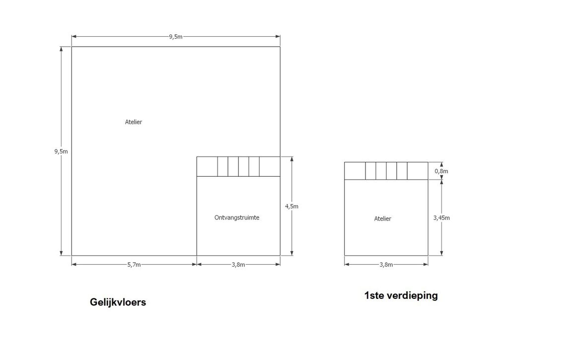 Atelier te koop in Aalst