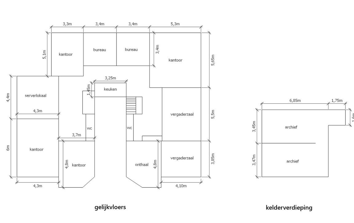 Commercieel gelijkvloers te koop in Ninove