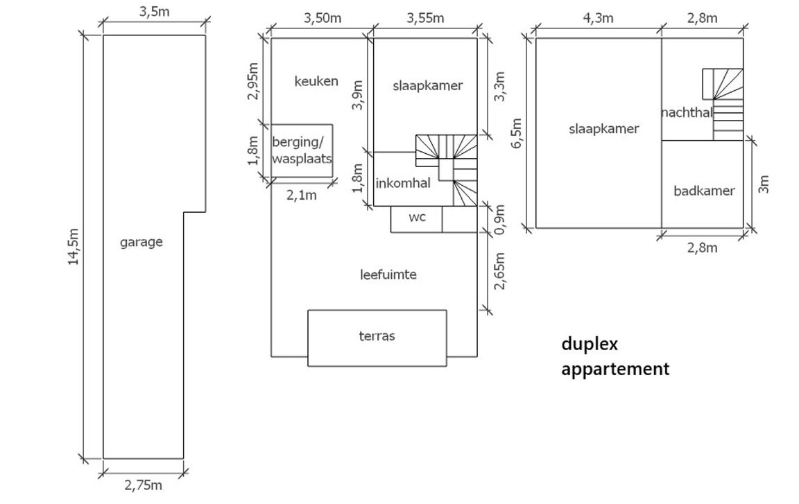 Duplex te koop in Aalst