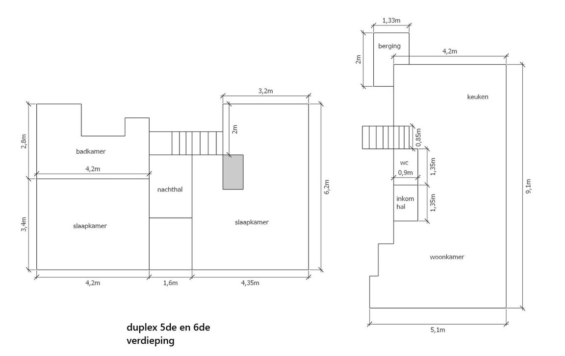 Duplex te koop in Oostende