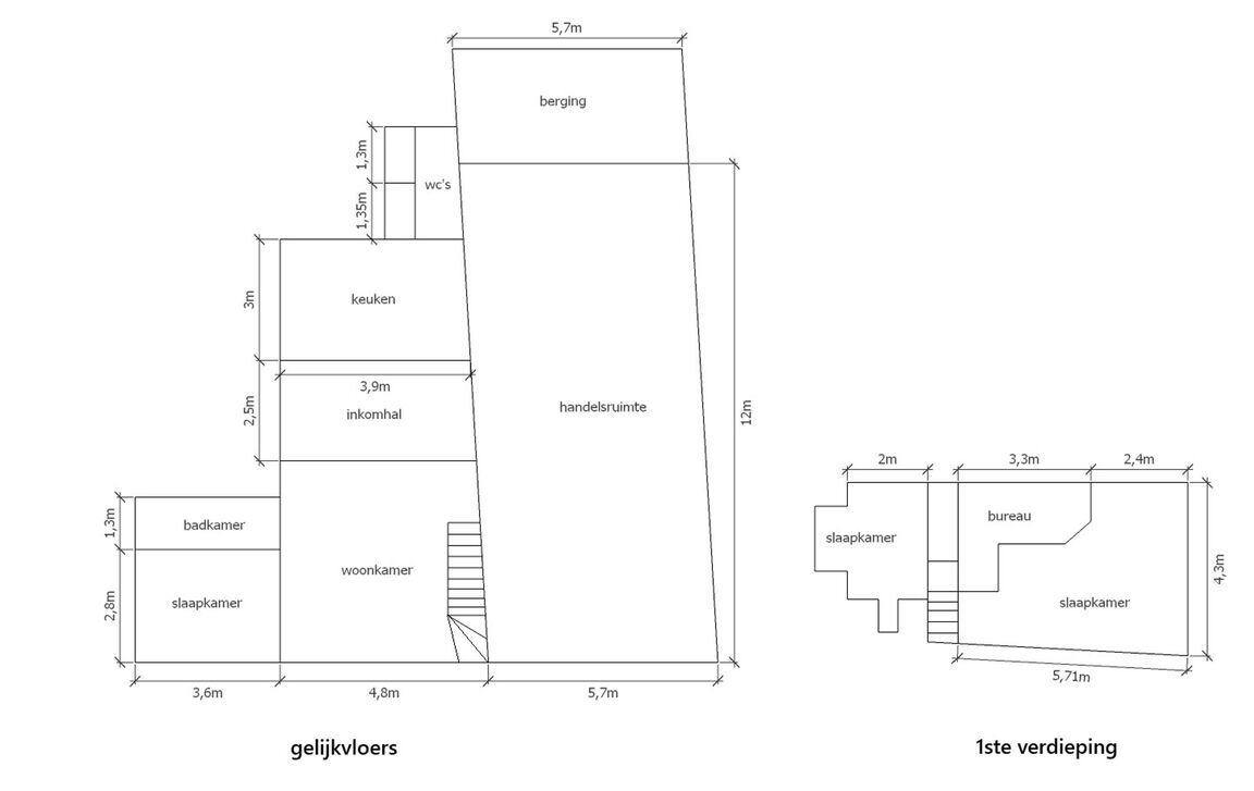 Gebouw voor gemengd gebruik te koop in Aalst