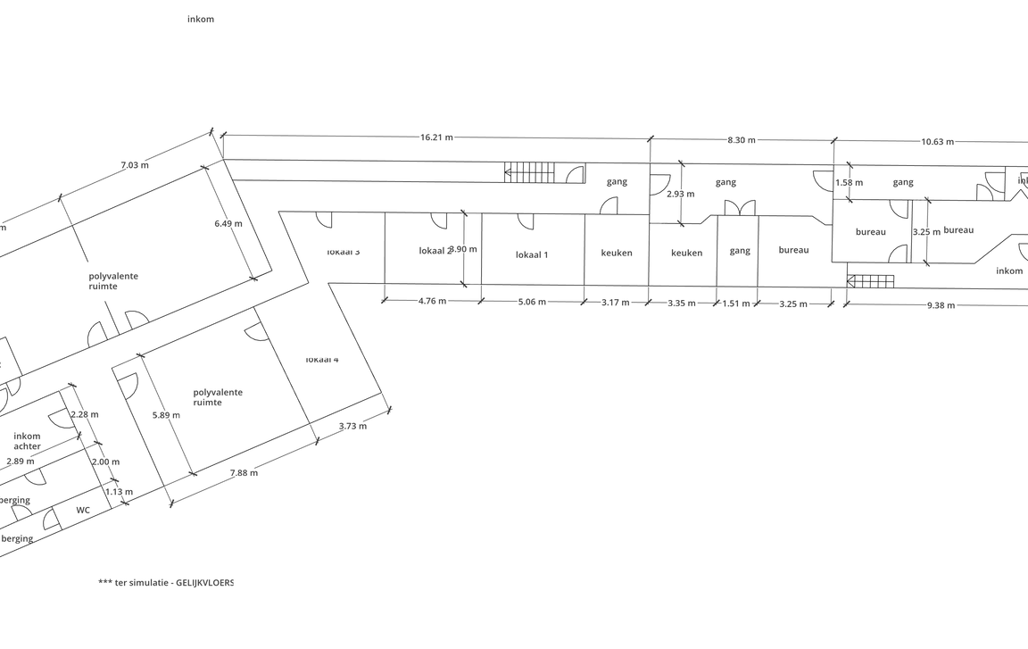 Gebouw voor gemengd gebruik te koop in Aalst