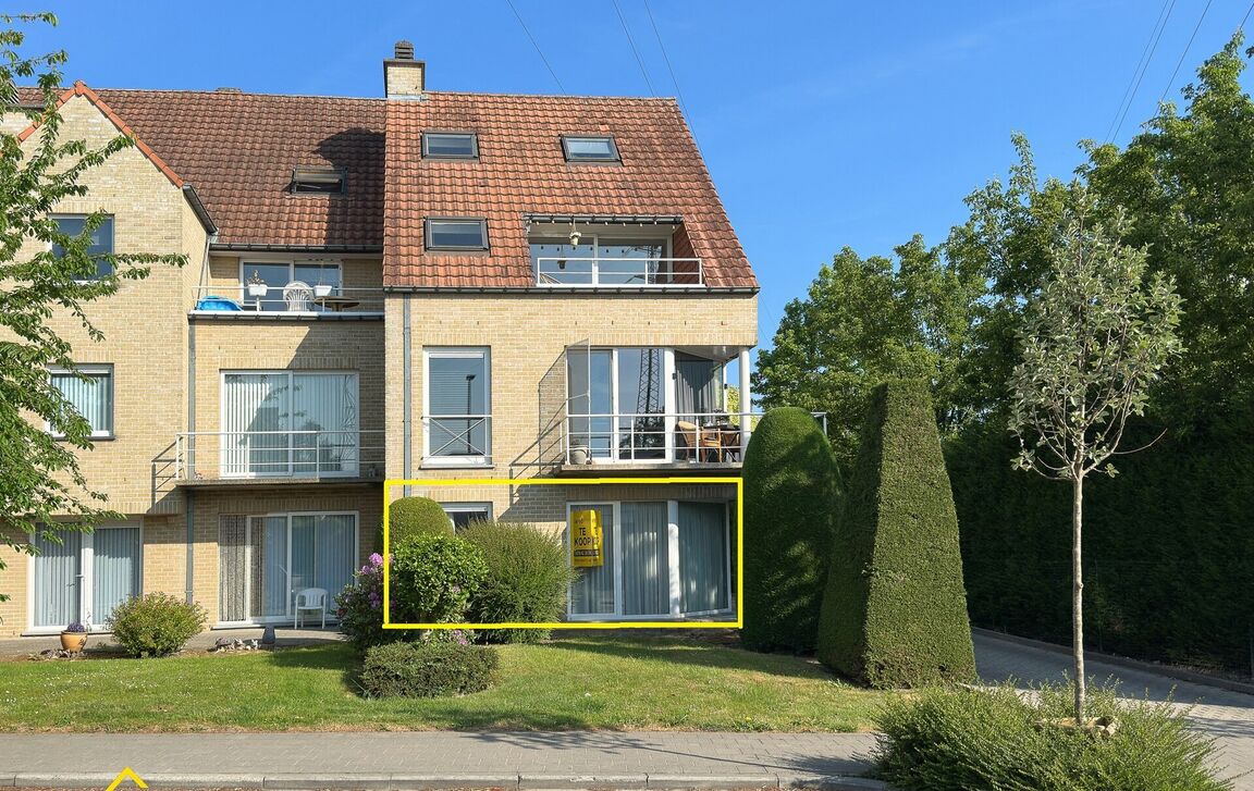 Gelijkvloerse verd. + tuin te koop in Erembodegem