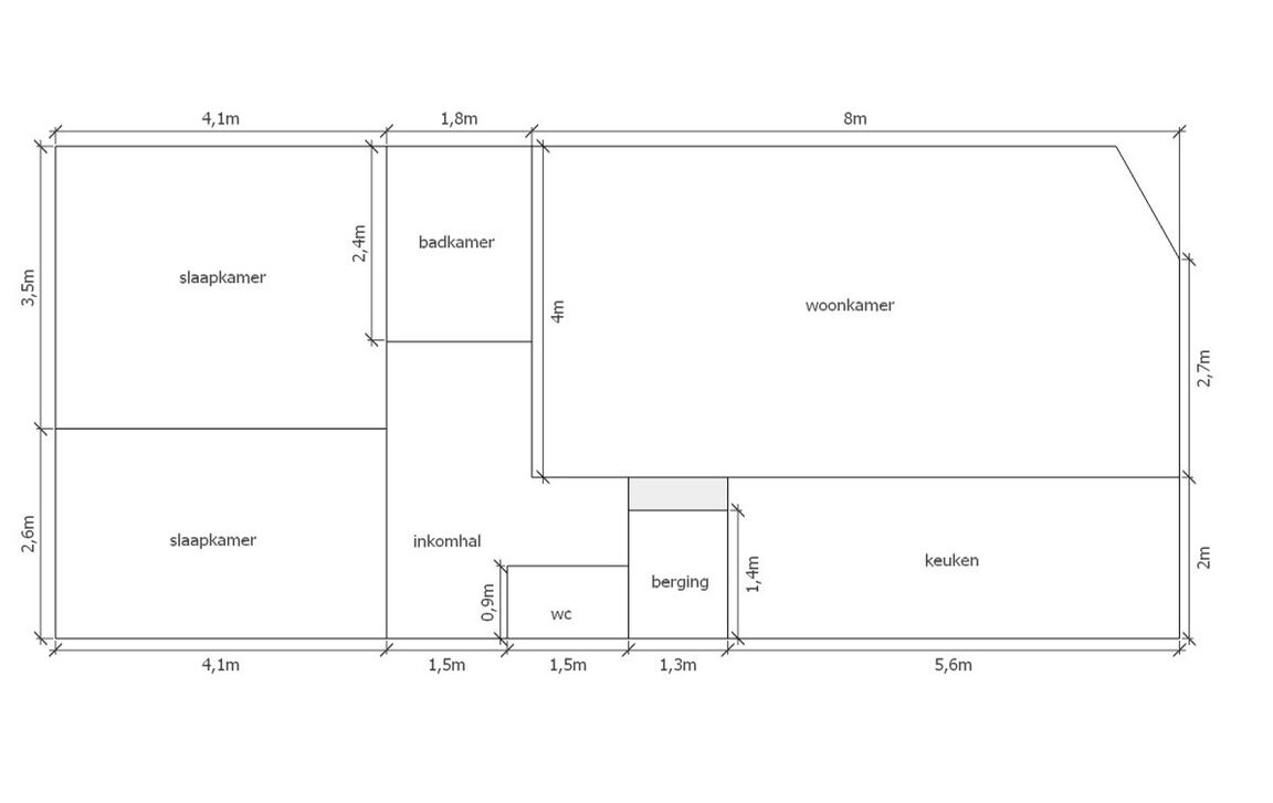 Gelijkvloerse verd. + tuin te koop in Erembodegem