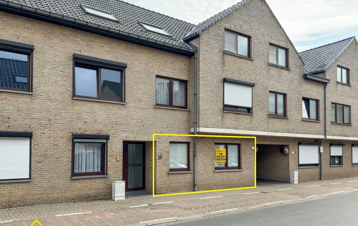 Gelijkvloerse verd. + tuin te koop in Lebbeke