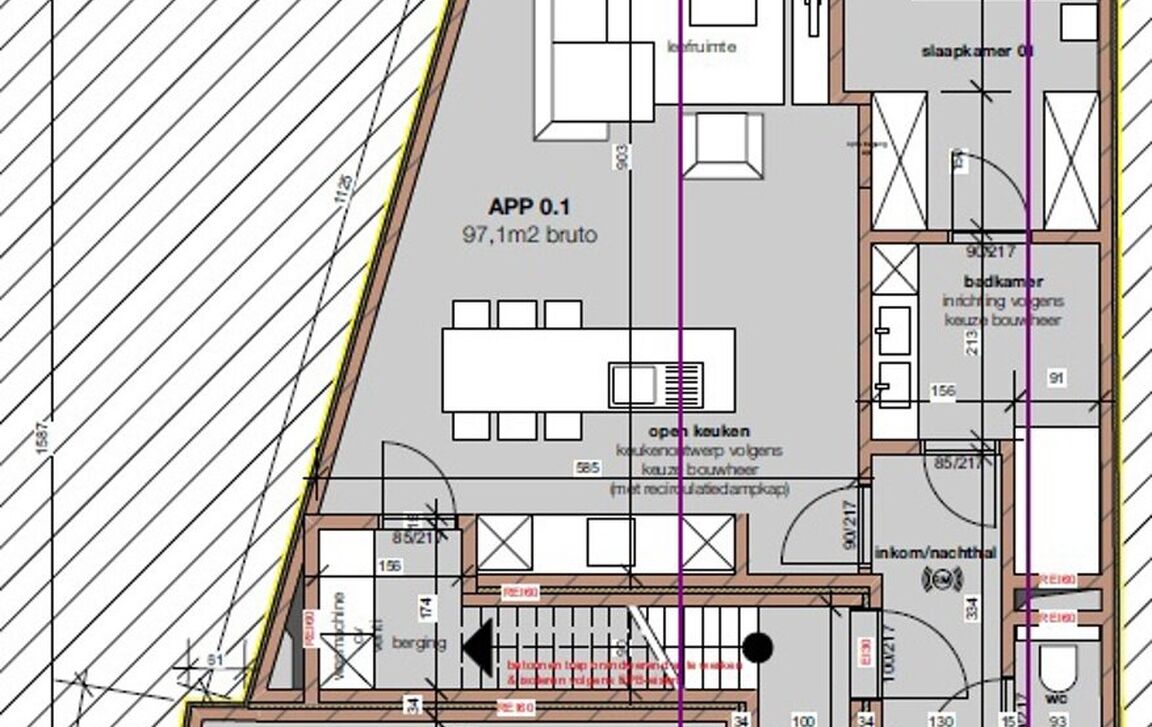 Gelijkvloerse verdieping te koop in Lebbeke