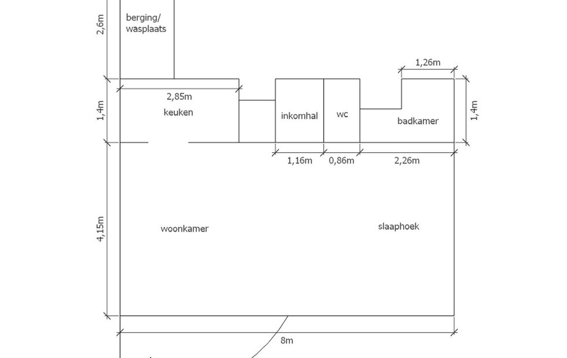 Studio te koop in Sint-Jans-Molenbeek