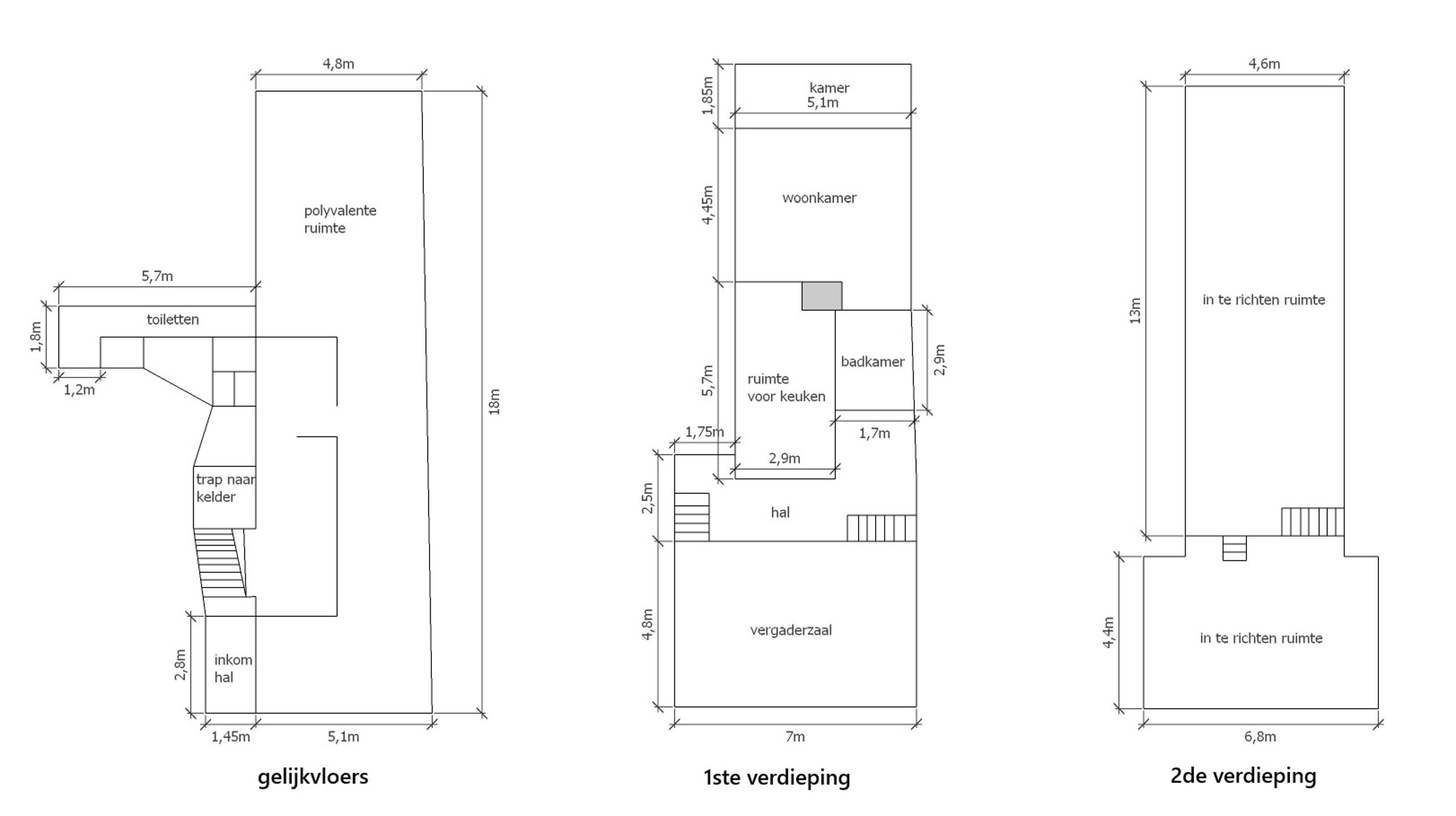 Gebouw voor gemengd gebruik te koop in Aalst