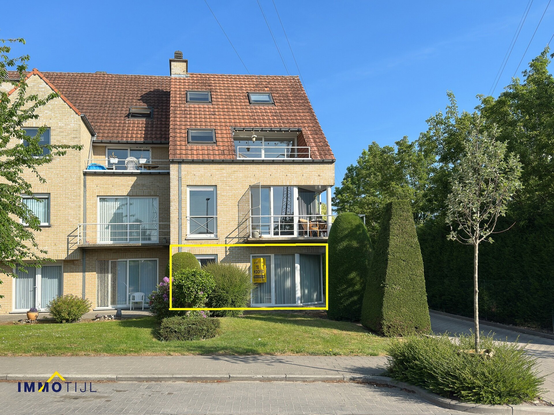Gelijkvloerse verd. + tuin te koop in Aalst